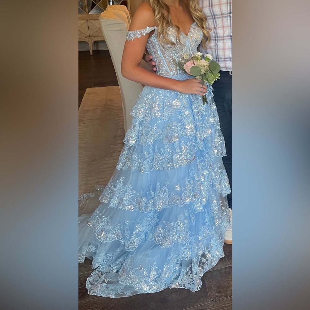 55000 Light blue Sherri Hill dress